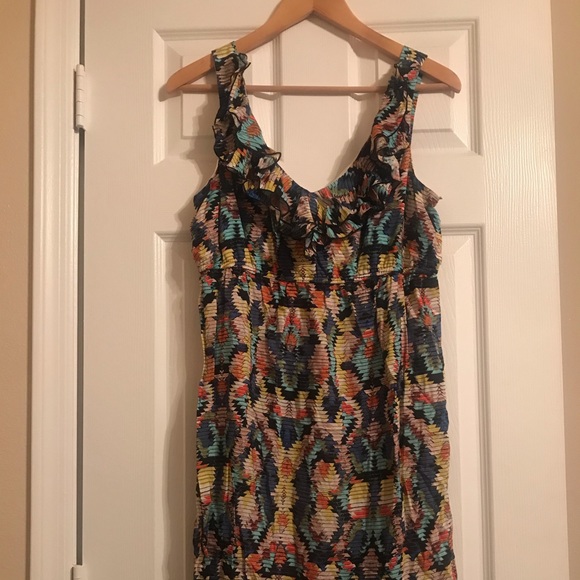 Blu Sage Ruffle Dress - Picture 1 of 6